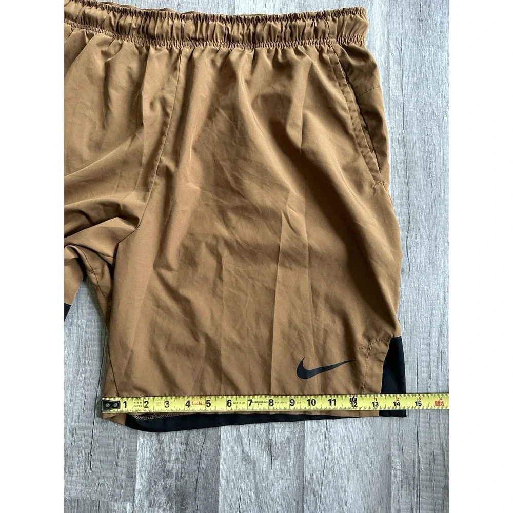 Nike Training Running Flex Woven Shorts Mens XXL Brown Move To Zero‎ DM6617